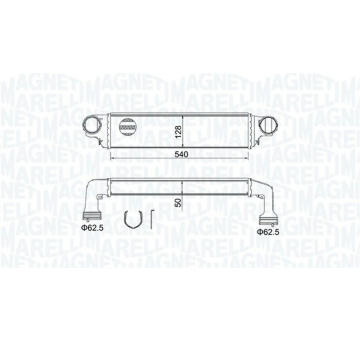 chladič turba MAGNETI MARELLI 351319204890