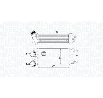 Chladič turba MAGNETI MARELLI 351319204920