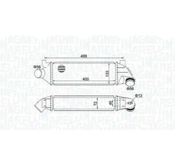 Chladič plniaceho vzduchu MAGNETI MARELLI 351319204940