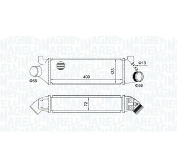 Chladič turba MAGNETI MARELLI 351319204950