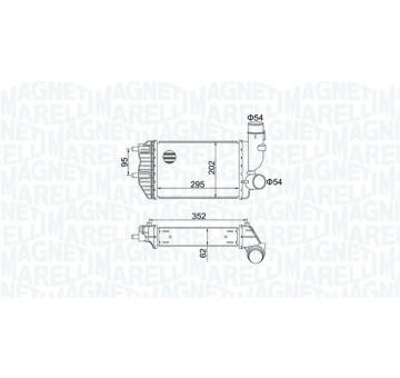 chladič turba MAGNETI MARELLI 351319205000