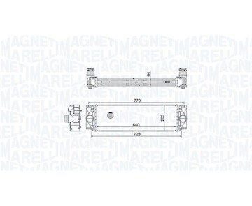 Chladič turba MAGNETI MARELLI 351319205050