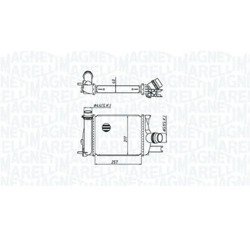 Chladič turba MAGNETI MARELLI 351319205390