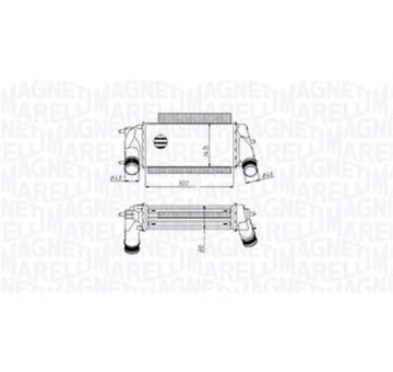 Chladič turba MAGNETI MARELLI 351319205490