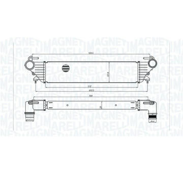 Chladič plniaceho vzduchu MAGNETI MARELLI 351319205530