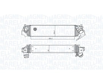 Chladič turba MAGNETI MARELLI 351319205560