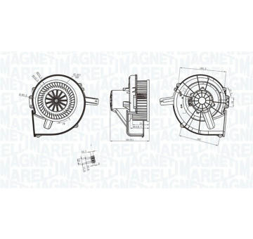 vnitřní ventilátor MAGNETI MARELLI 069412211010