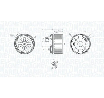 vnitřní ventilátor MAGNETI MARELLI 069412235010