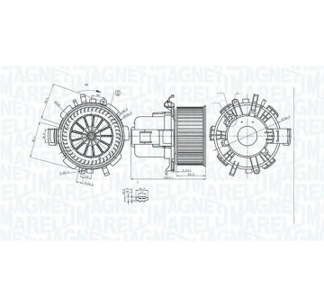 vnitřní ventilátor MAGNETI MARELLI 069412315010