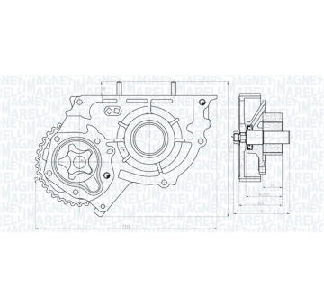 Olejové čerpadlo MAGNETI MARELLI OP0004