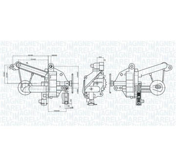 Olejové čerpadlo MAGNETI MARELLI 351516000016