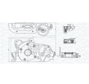 Olejové čerpadlo MAGNETI MARELLI 351516000028
