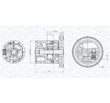 Olejové čerpadlo MAGNETI MARELLI 351516000038