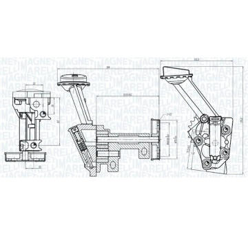 Olejové čerpadlo MAGNETI MARELLI OP0043