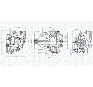 Olejové čerpadlo MAGNETI MARELLI 351516000056