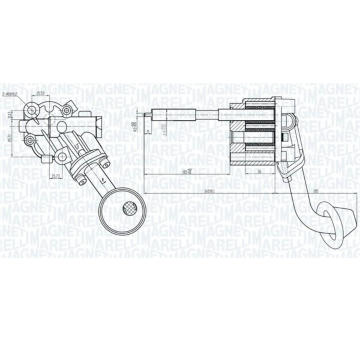 Olejové čerpadlo MAGNETI MARELLI OP0057