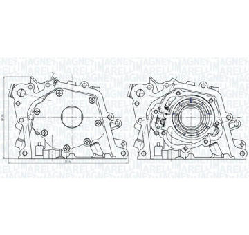 Olejové čerpadlo MAGNETI MARELLI 351516000075