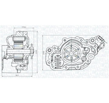 Olejové čerpadlo MAGNETI MARELLI 351516000082