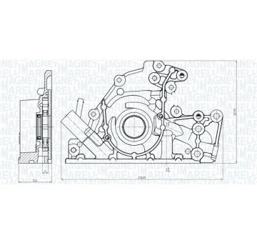 Olejové čerpadlo MAGNETI MARELLI 351516000086