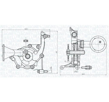 Olejové čerpadlo MAGNETI MARELLI 351516000087
