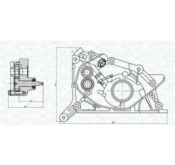 Olejové čerpadlo MAGNETI MARELLI 351516000089