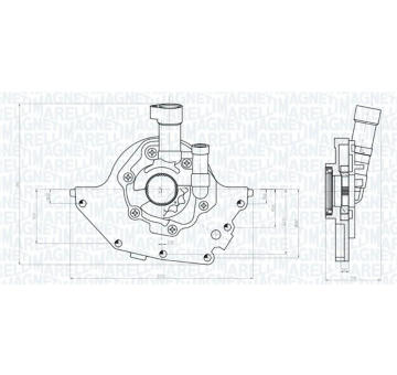 Olejové čerpadlo MAGNETI MARELLI 351516000097