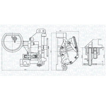 Olejové čerpadlo MAGNETI MARELLI 351516000102