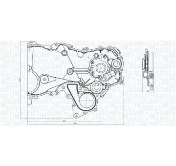 Olejové čerpadlo MAGNETI MARELLI 351516000104