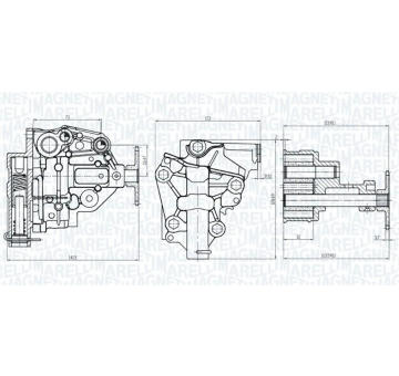 Olejové čerpadlo MAGNETI MARELLI 351516000107