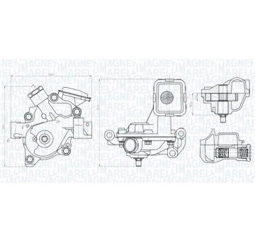 Olejové čerpadlo MAGNETI MARELLI 351516000146