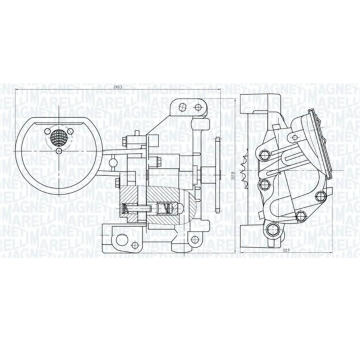 Olejové čerpadlo MAGNETI MARELLI 351516000148