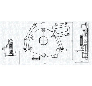 Olejové čerpadlo MAGNETI MARELLI 351516000157
