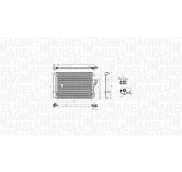 Kondenzátor, klimatizace MAGNETI MARELLI 350203778000
