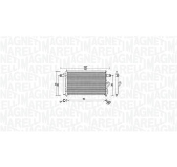 Kondenzátor, klimatizace MAGNETI MARELLI 350203974000