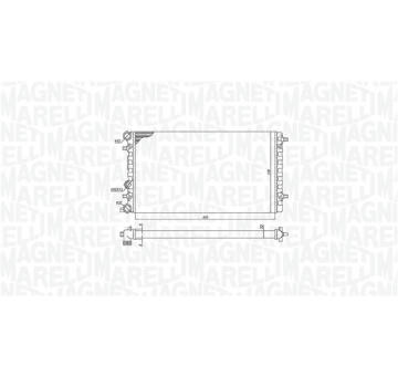 Chladič motora MAGNETI MARELLI 350213105100