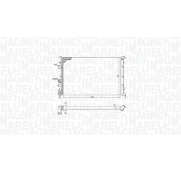 Chladič motora MAGNETI MARELLI 350213171700