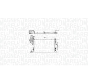 Chladič motora MAGNETI MARELLI 350213177500