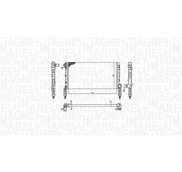 Chladič motora MAGNETI MARELLI 350213180000