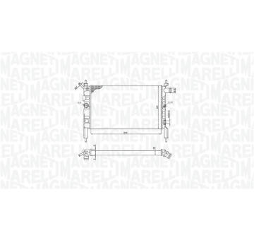 Chladič motora MAGNETI MARELLI 350213193800