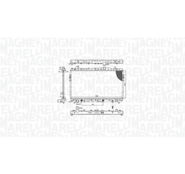 Chladič, chlazení motoru MAGNETI MARELLI 350213197500