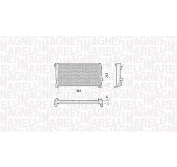 Chladič motora MAGNETI MARELLI 350213199000