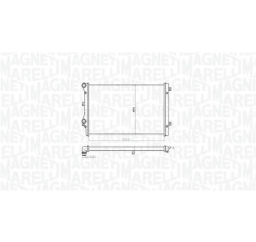 Chladič motora MAGNETI MARELLI 350213852000