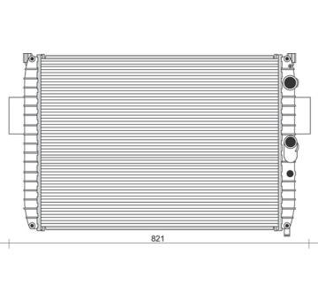 Chladič, chlazení motoru MAGNETI MARELLI 350213938000