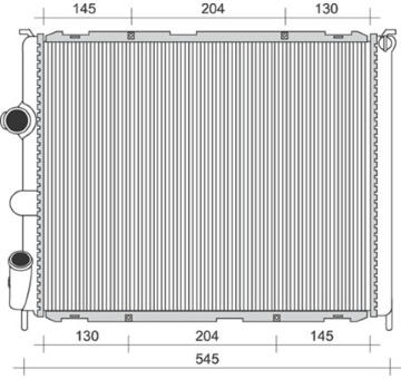 Chladič, chlazení motoru MAGNETI MARELLI 350213989000
