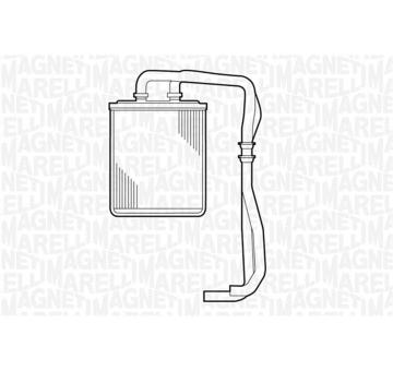 Výmenník tepla vnútorného kúrenia MAGNETI MARELLI 350218309000