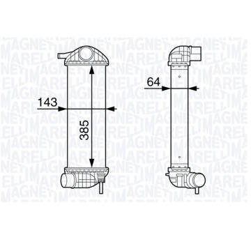 chladič turba MAGNETI MARELLI 351319202940