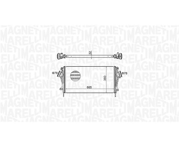 Chladič turba MAGNETI MARELLI 351319204440