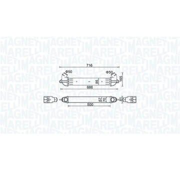 Chladič turba MAGNETI MARELLI 351319204610