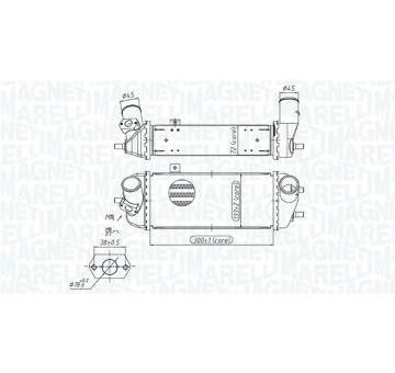 chladič turba MAGNETI MARELLI 351319205700