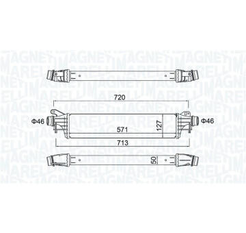 Chladič plniaceho vzduchu MAGNETI MARELLI 351319205880